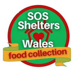 #warmservefund Sos Shelters Wales Food Collection