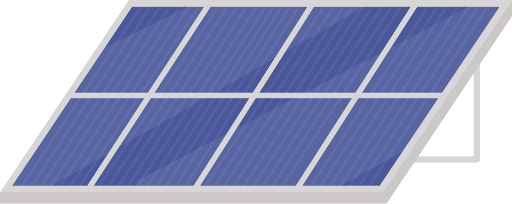 Solar panel illustration